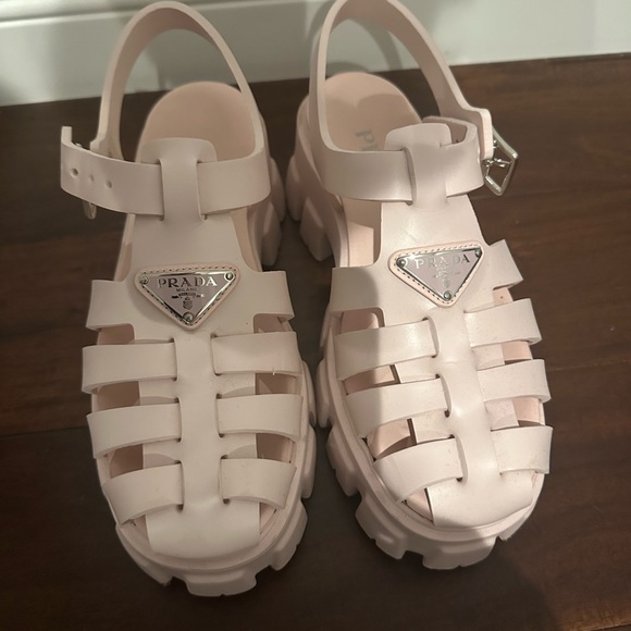 Prada Monolith Sandals - Picture 4 of 5